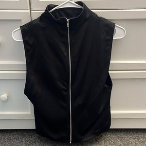 Zara spandex zippered top
